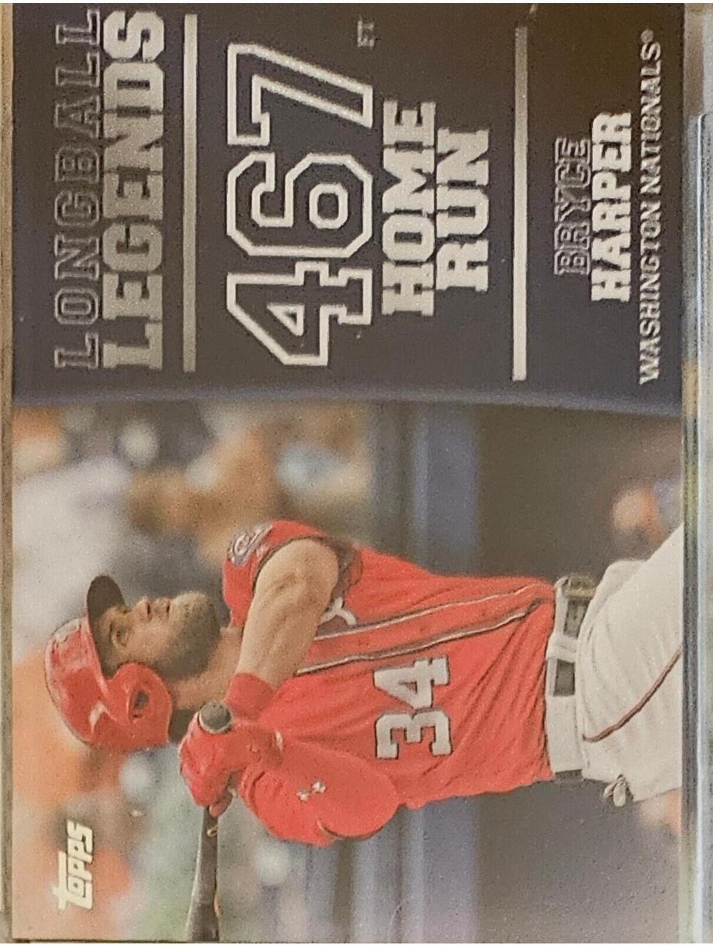2018 Topps Longball Legend Insert - Bryce Harper #LL-48 Washington Nationals